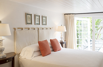 Bedroom in Iris Room at Simonton Court Key West