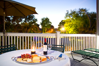 Private Sundeck of Marigold Room, Simonton Court Key West