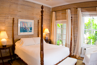 Bedroom in Honeysuckle Room at Simonton Court Key West