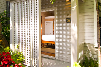 Entrance to Honeysuckle at Simonton Court Old Town Key West