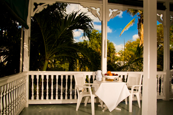 Azalea Room Verandah at Simonton Court Historic Inn Old Town Key West