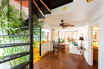 Travelers Palm Room at Simonton Court Key West Florida